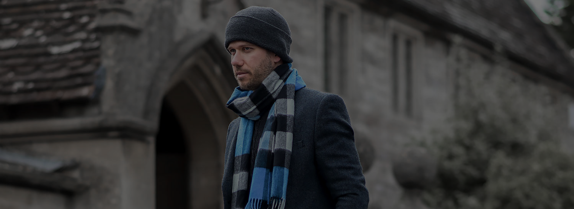 Grey gucci hat and scarf Clearance