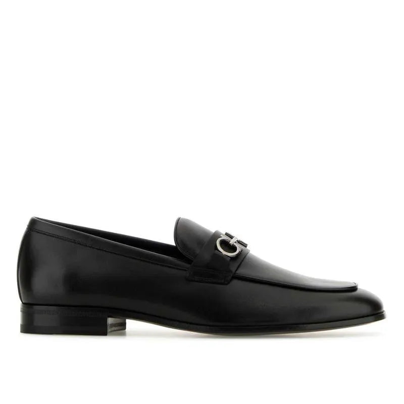 029268 7789782E BLACK FERRAGAMO MEN SHOES - Main Image