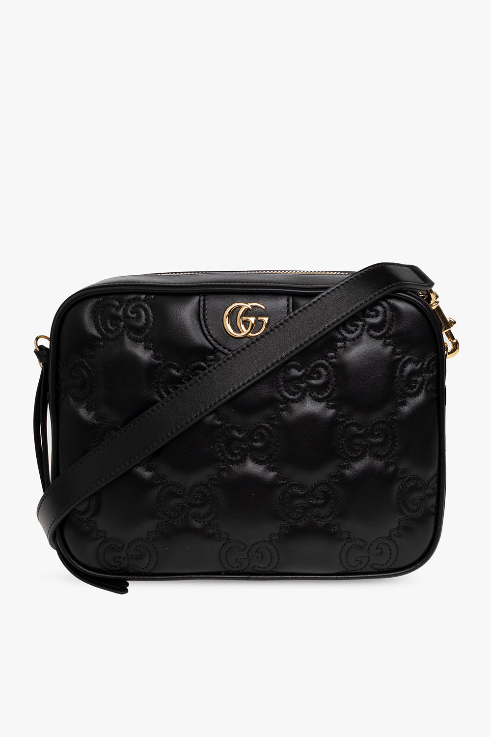 GUCCI WOMEN BLACK LATHER SHOULDER BAG Price in BOTIQUE