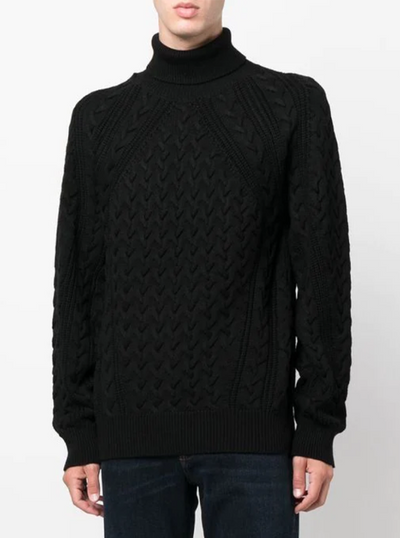 zegna men t-neck sweater