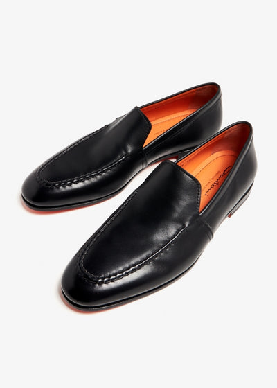 MCNC18123SA4BFUHNOI BLACK SANTONI SHOES MEN