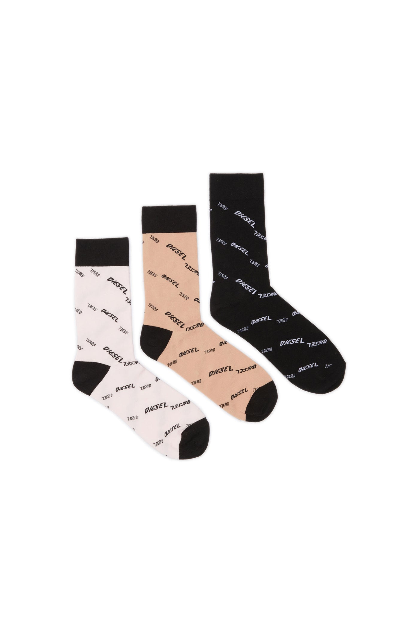 00SAYJ-0KHAG-E6458 MEN SKM-RAY-3 PACK CALZINO MIX DIESEL SOCKS