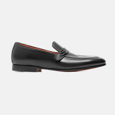 MCNC18123SA4BFUHNOI BLACK SANTONI SHOES MEN