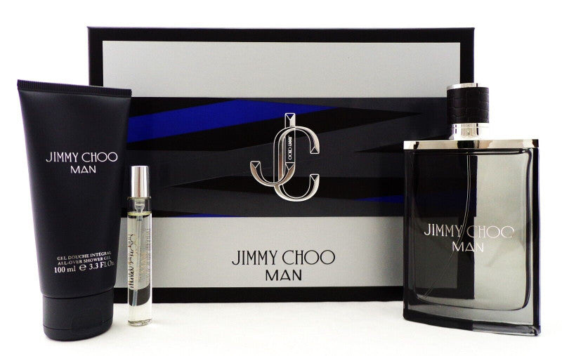JIMMY CHOO MAN 3S SET (EDT 100ML+EDT 7.5ML +S/GEL 100ML)