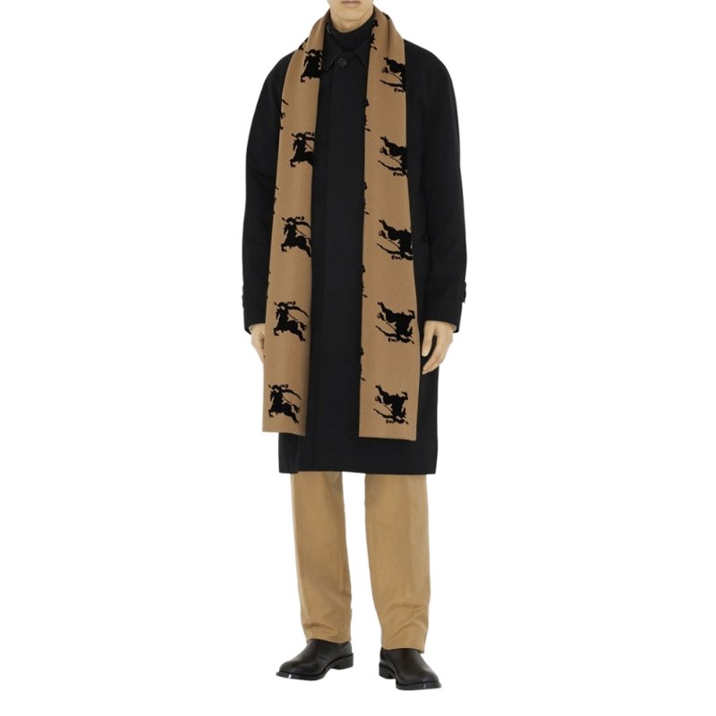 8072080 A1420 CAMEL BURBERRY SCARVE