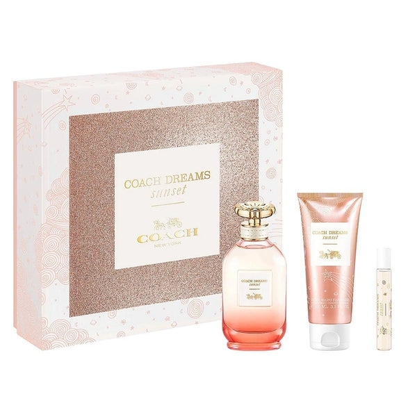 COACH DREAMS SUNSET 3S SET (EDP 90ML +B/L 100ML+EDP 7.5 ML)
