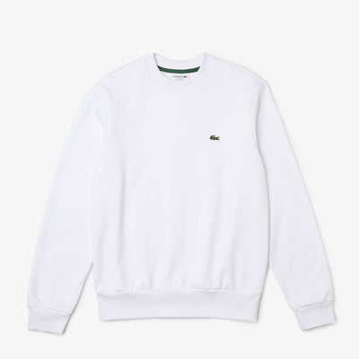 SH9608 QAO 001W LACOSTE SWEATSHIRT MEN WHITE