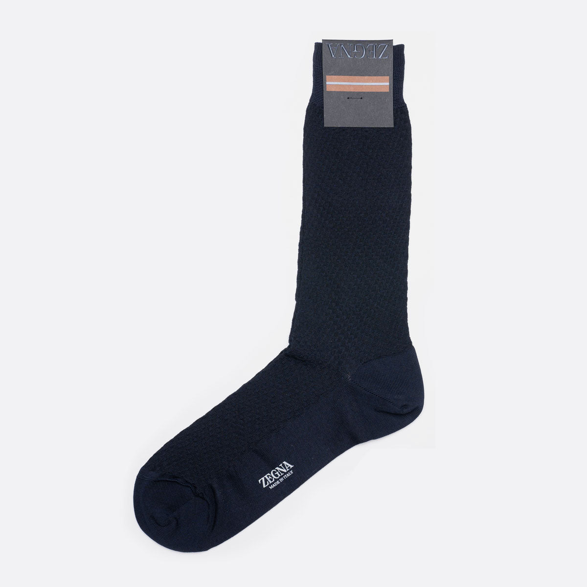 N5V405800 001 BLACK ZEGNA MEN SOCKS