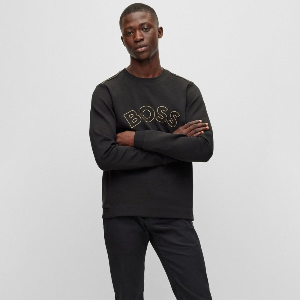 50477122-001 BLACK BOSS MEN SWEATSHIRT