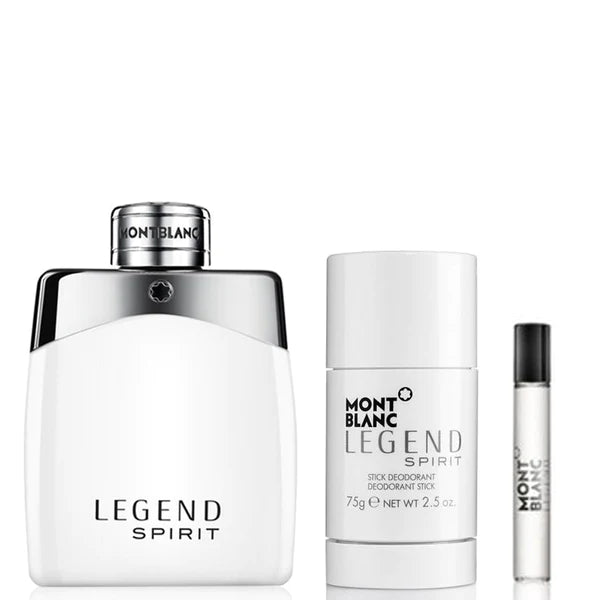 MONT BLANC LEGEND SPIRIT (M) EDT 100ML + 7.5ML MINI + 75G DEOSTICK SET