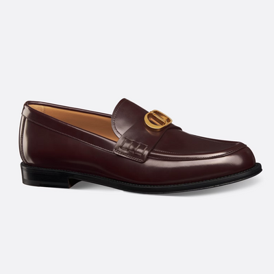 BURGANDY DIOR MEN SHOES