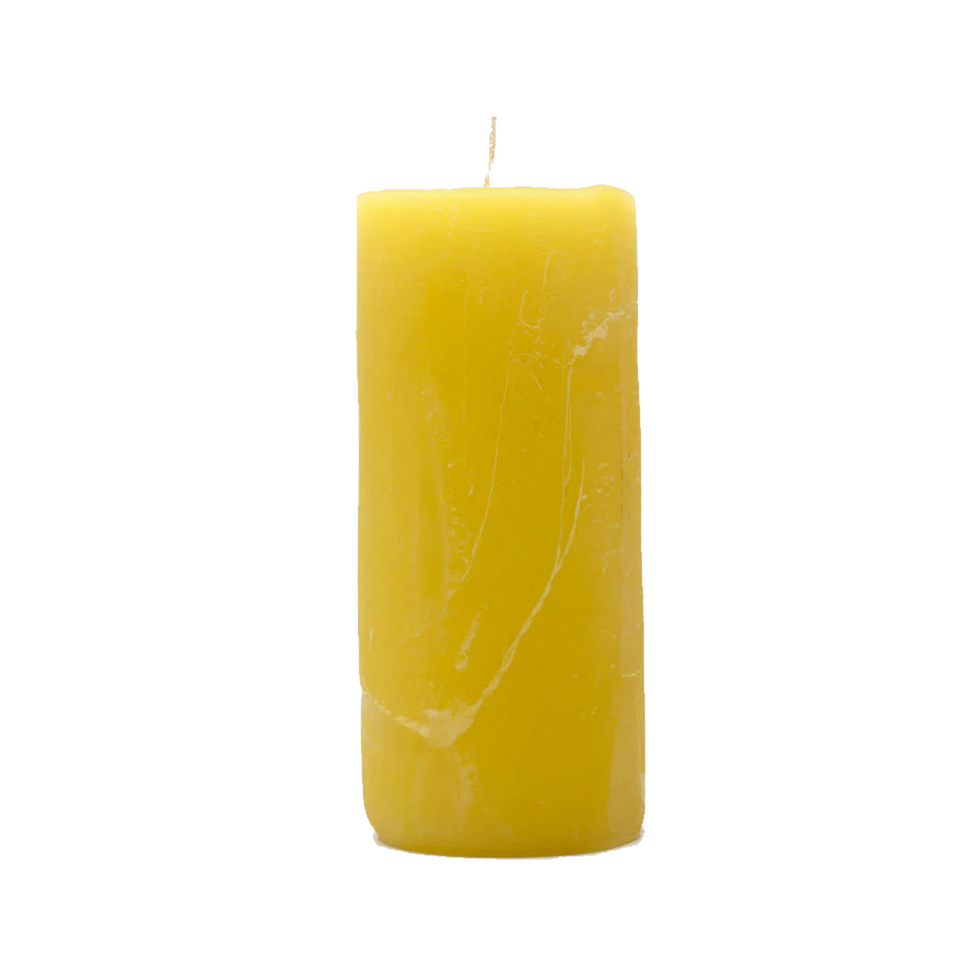 HANDMADE PILLAR CANDLE D. CM8 H CM13- THE BIANCO