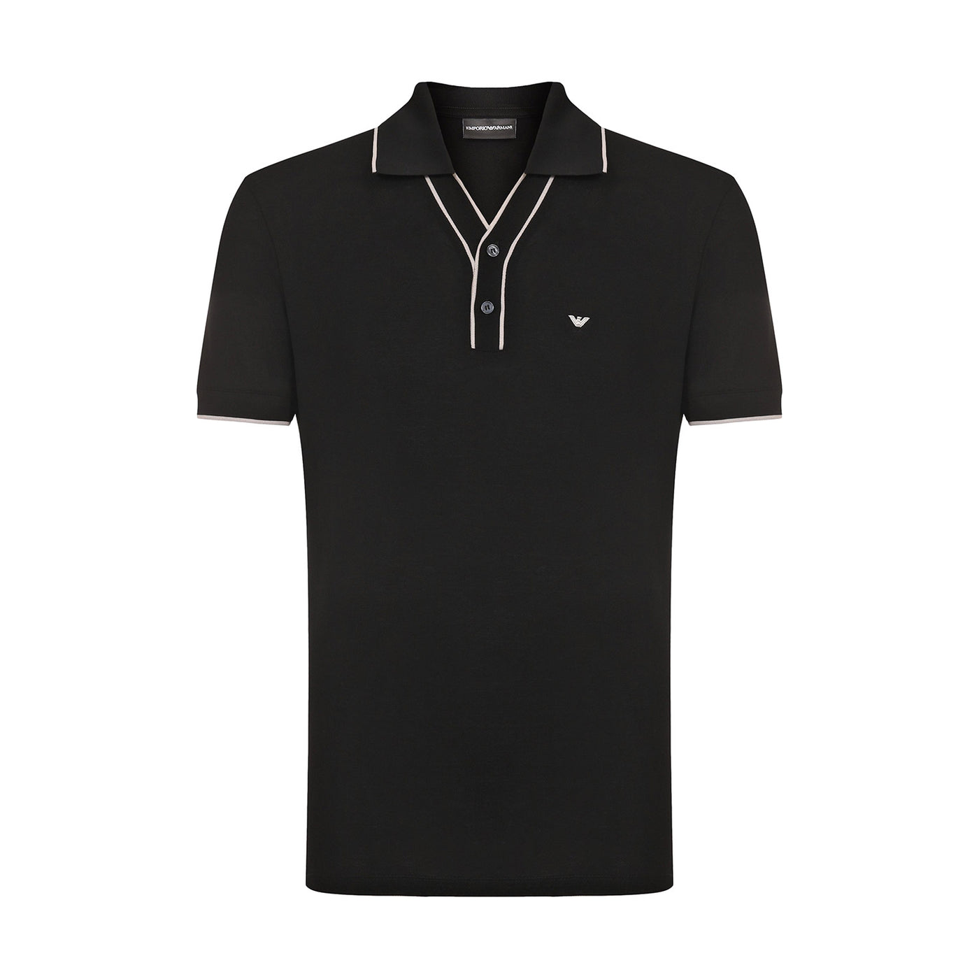 Piqué Polo Shirt With Contrasting Edges