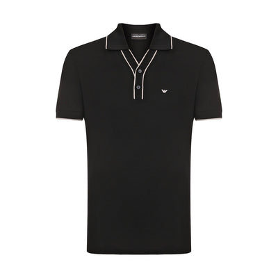 Piqué Polo Shirt With Contrasting Edges
