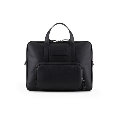 Business Bag In Tumbled Leather