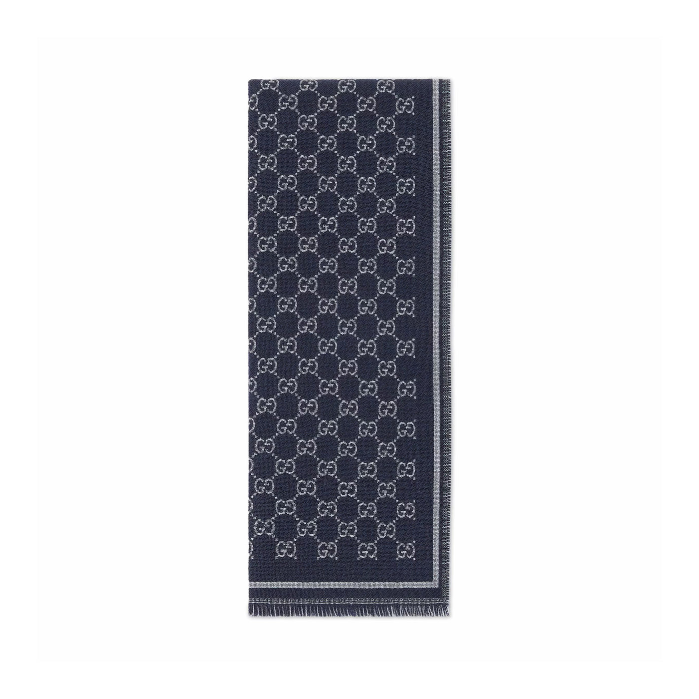Gucci Gg Wool Jacquard Scarf