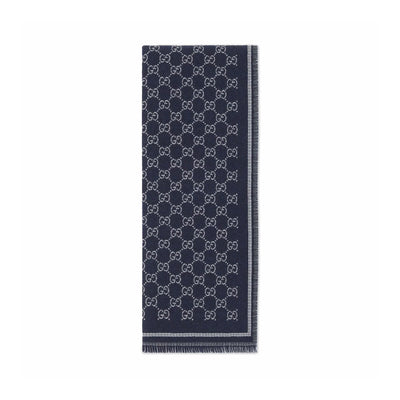 Gucci Gg Wool Jacquard Scarf