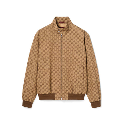 Gucci Gg Canvas Bomber Jacket