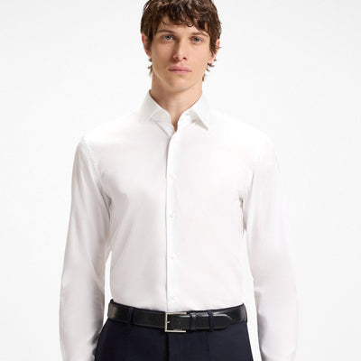 Slim-Fit Shirt In Easy-Iron Cotton Poplin