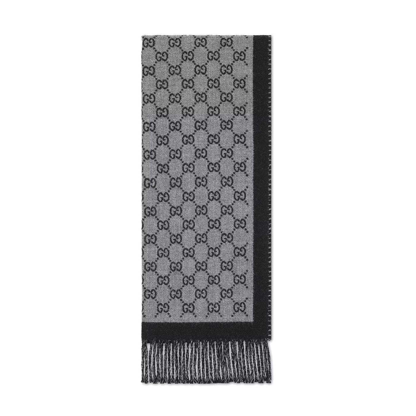 Gucci Gg Wool Jacquard Scarf