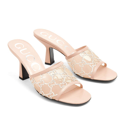 747245 F13 B09941 NUDE PINK GUCCI WOMEN SANDAL