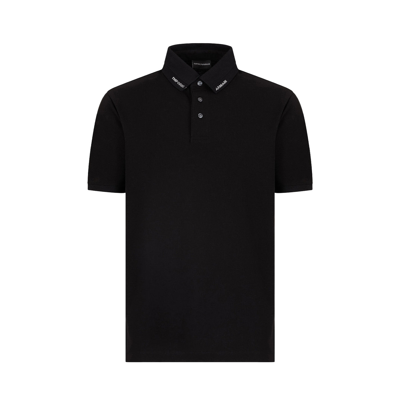Jersey Polo Shirt With Logo Collar