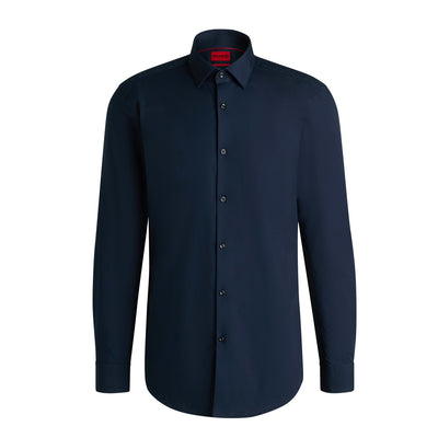 Slim-Fit Shirt In Easy-Iron Cotton Poplin
