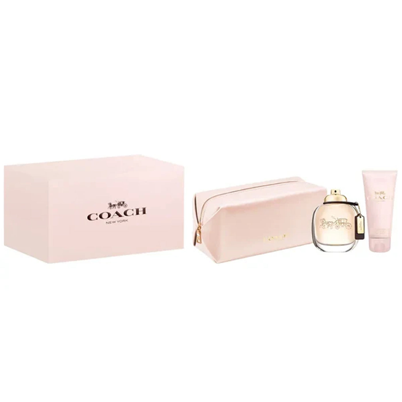 COACH NEW YORK WOMEN 3S SET(EDP 90ML+B/L 100ML+POCH)