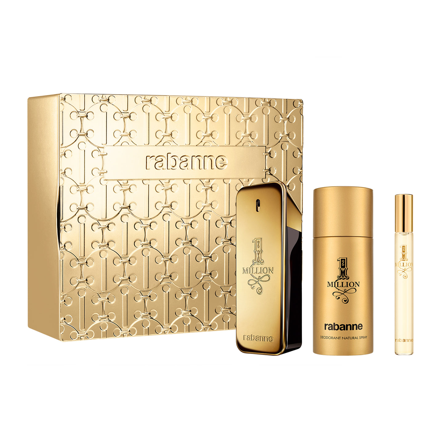 PACO 1 MILLION MEN 3S SET (EDT 100ML+DEO 150ML+10ML SPRAY)