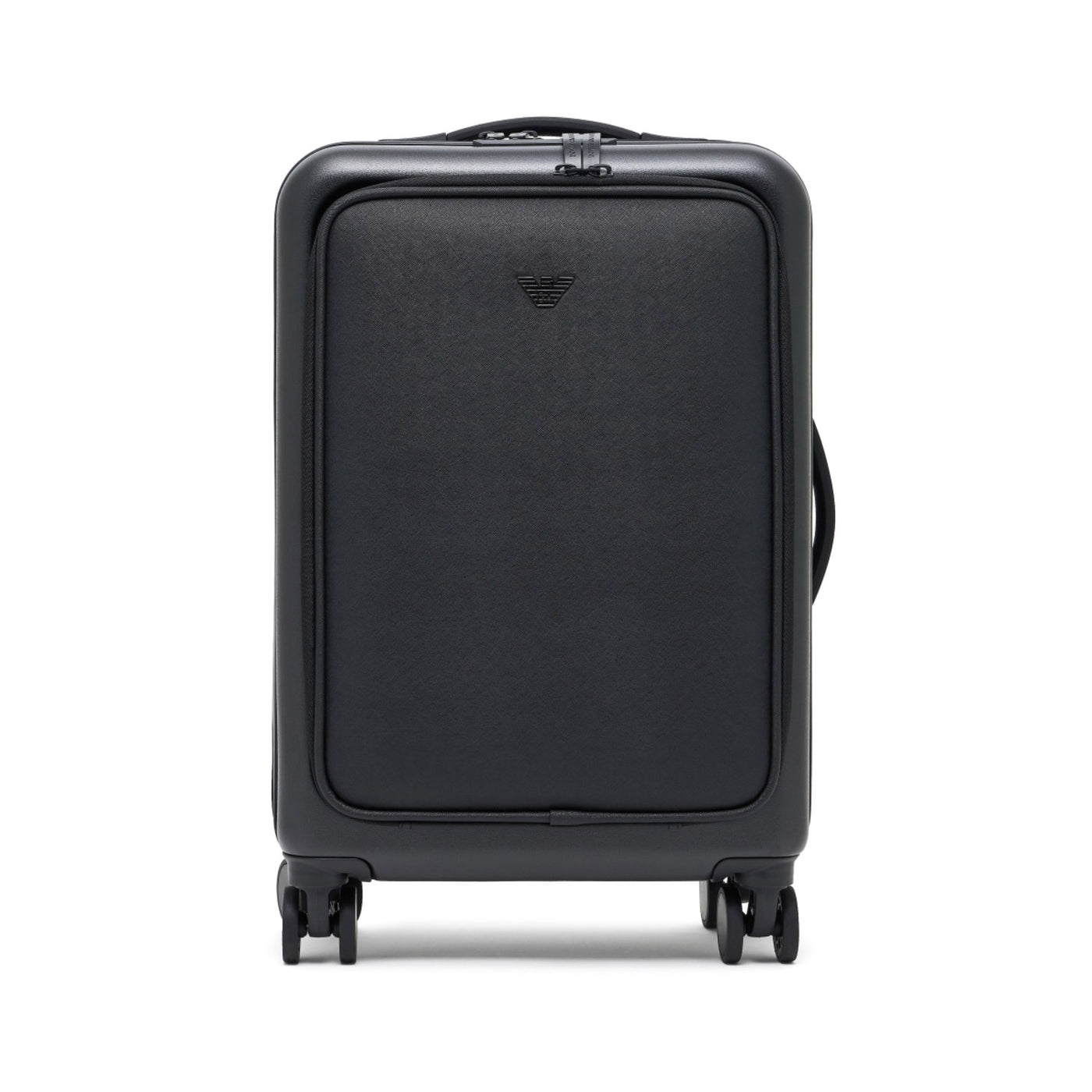 Abs Carry-On Case With Saffiano Detail And Eagle Plate