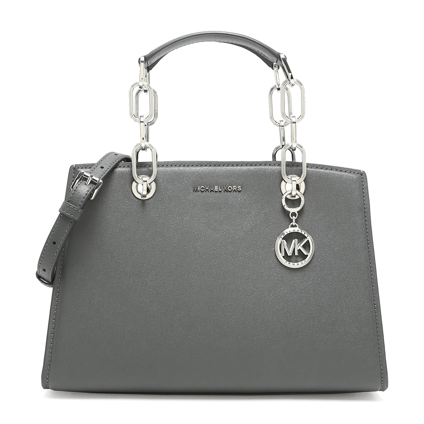 Medium Cynthia Logo Lettering Tote Bag