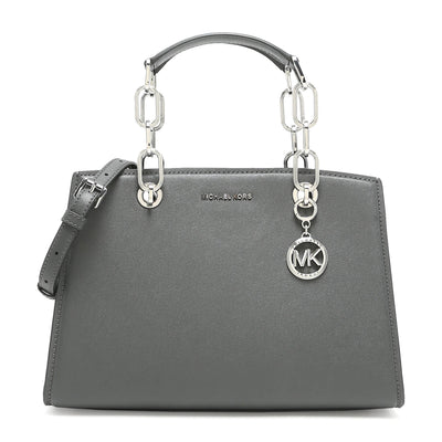 Medium Cynthia Logo Lettering Tote Bag