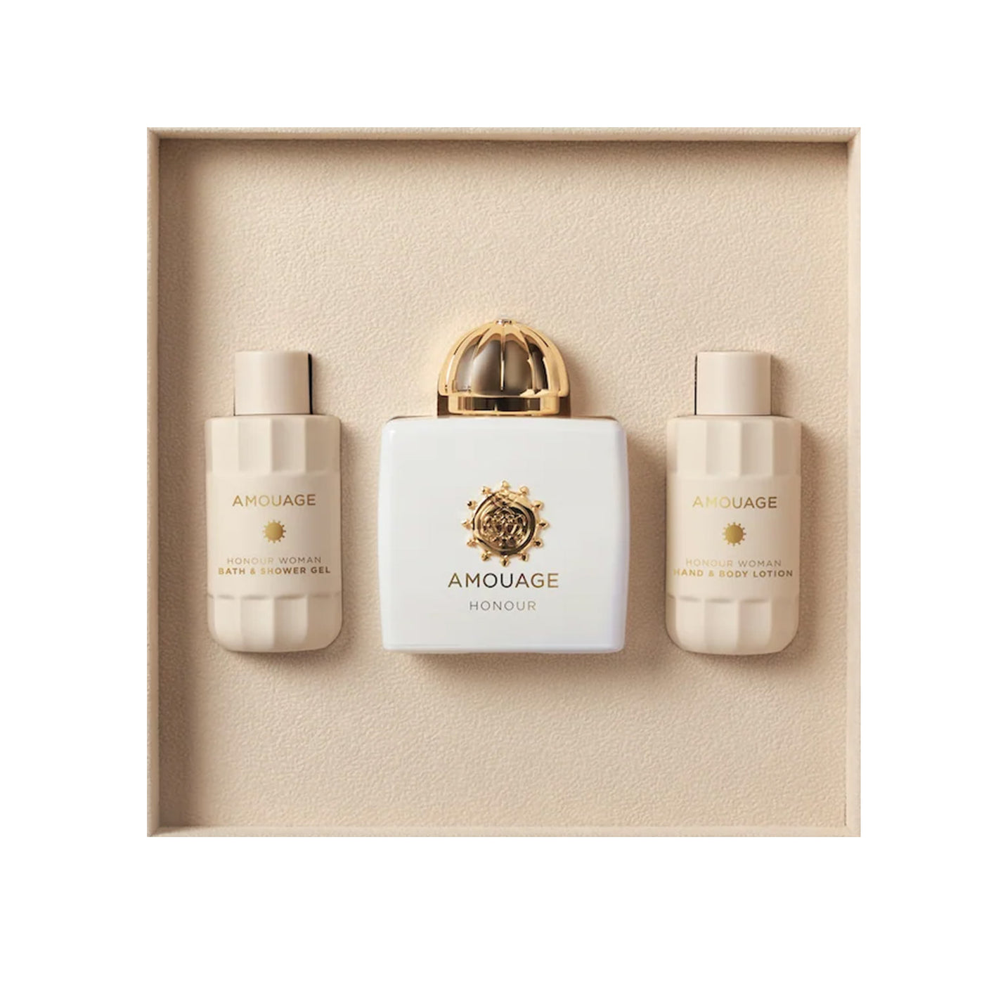 AMOUAGE HONOUR WOMAN 3S SET(EDP 100ML+60ML HAND& B/L+60ML BATH & S/G)