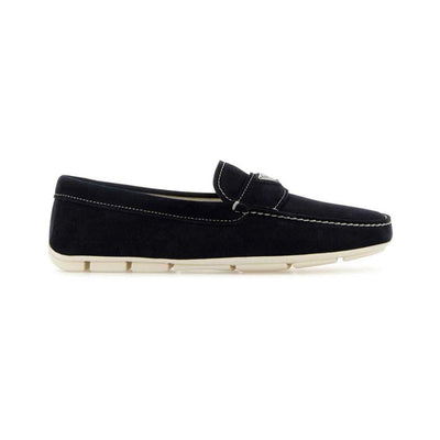 Triangle-Logo Slip-On Loafers