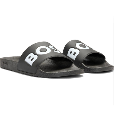 Italian-Made Slides With Large Logo Detail