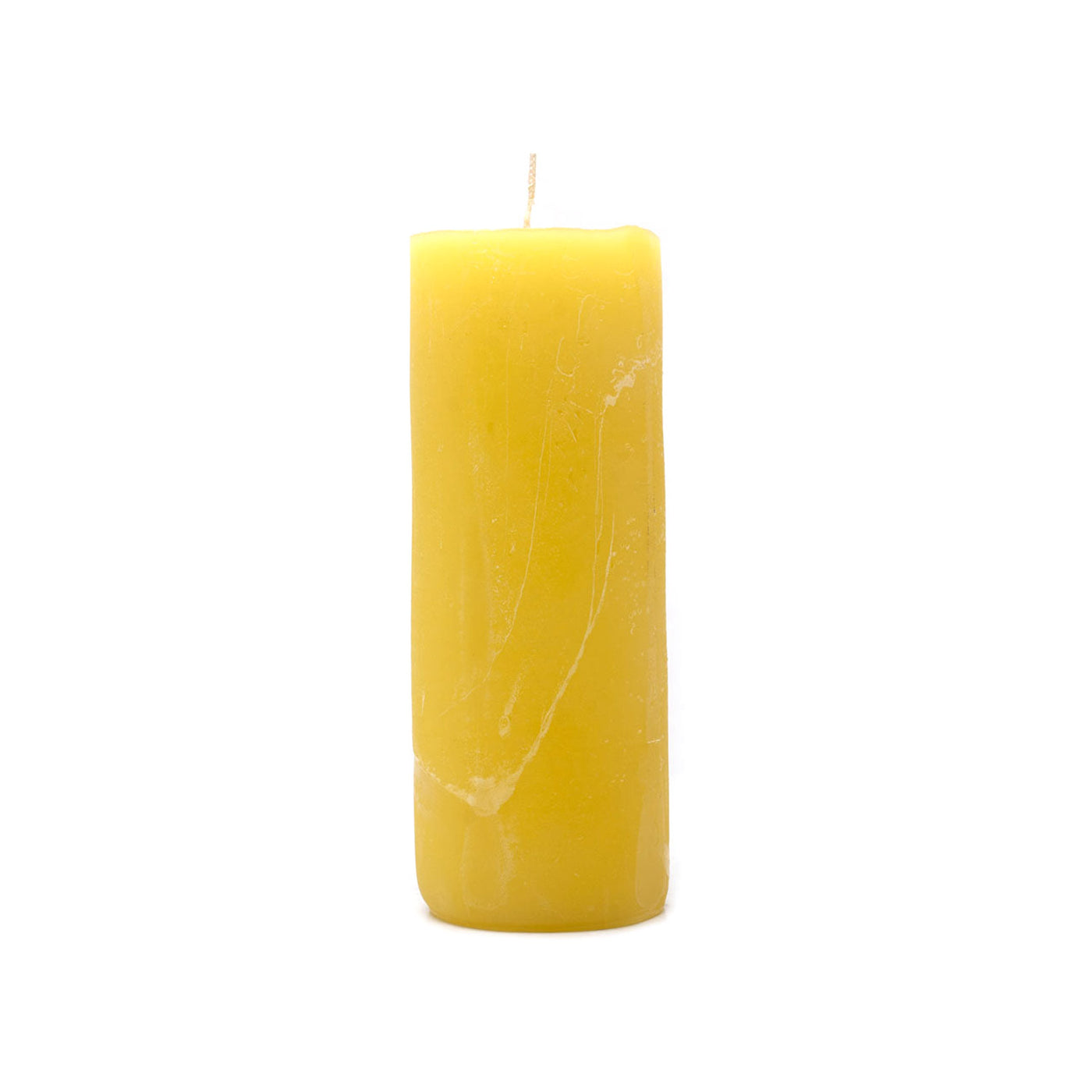 HANDMADE PILLAR CANDLE D. CM8 H CM17- WHITE TEA SCENT
