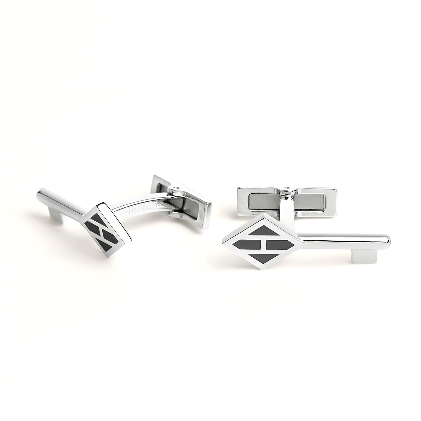Key Shape Cle H Cufflink