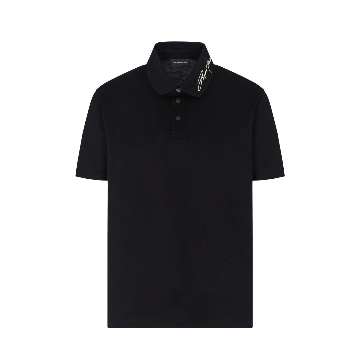 Piqué Polo Shirt With Signature Logo Embroidery On The Collar