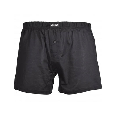 N2LC70110 001 BLACK ZEGNA MEN BOXER