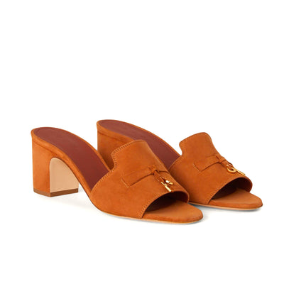 Loro Piana Summer Charms Sandal  Suede Goatskin