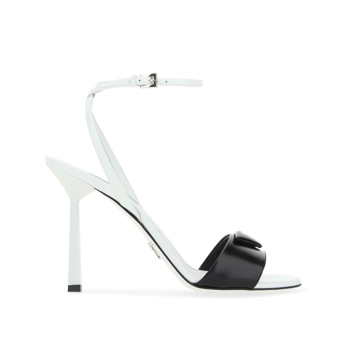 Prada Logo Detailed Ankle Strap Sandals