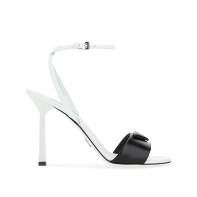 Prada Logo Detailed Ankle Strap Sandals