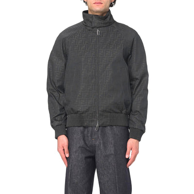 Fendi Fendi Men Embroidered Polyester Blend Bomber Jacket