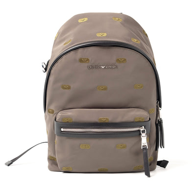Jacquard Backpack With All-Over Lettering
