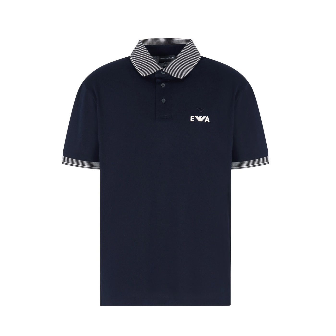Piqué Polo Shirt With Super-Embossed Ea Embroidery