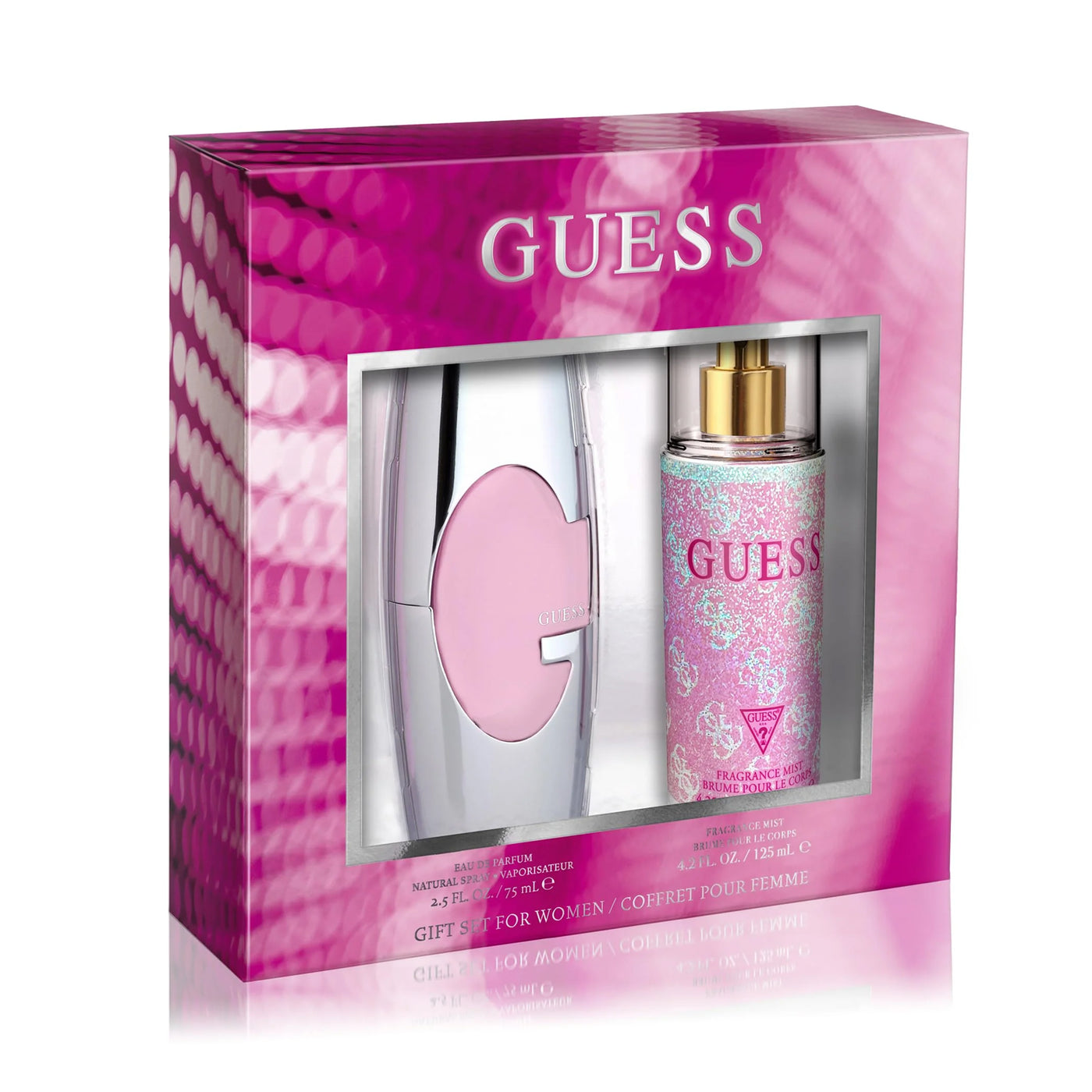 GUESS PINK WOMEN 2S SET (EDP 75ML+MIST 125ML)