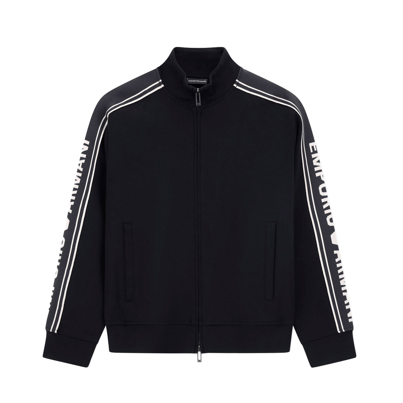 Asv Double-Jersey Full-Zip Sweatshirt With Logo Stripe