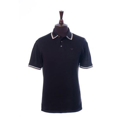 Mercerised Piqué Polo-Blue