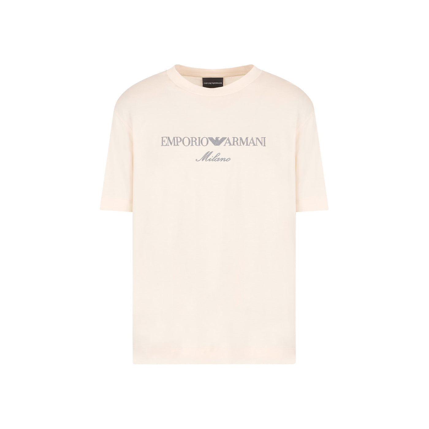 Jersey-Lyocell Blend T-Shirt With Asv Logo Embroidery