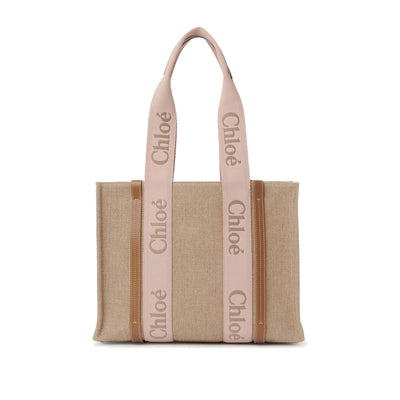Woody Tote Bag In Linen
